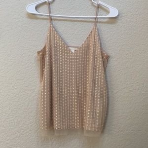 H&M sequin tank top
